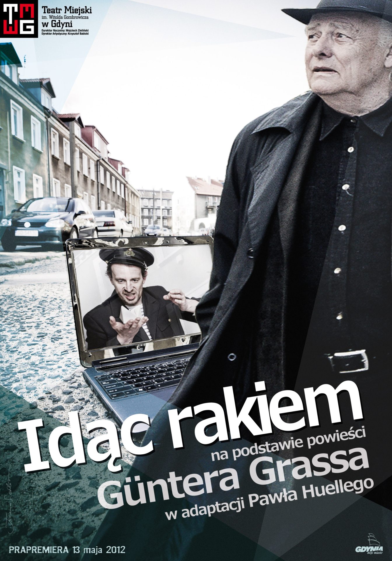 Plakat IDĄC RAKIEM