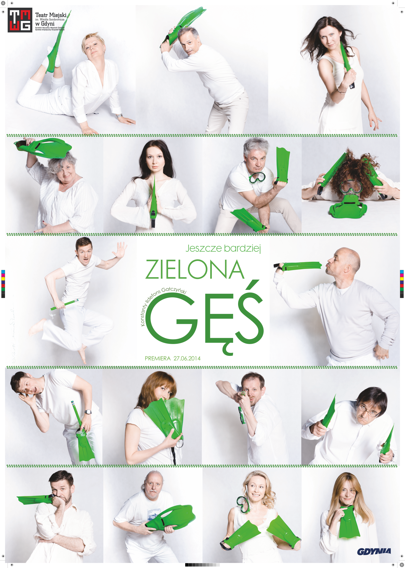 Plakat JESZCZE BARDZIEJ ZIELONA GĘŚ