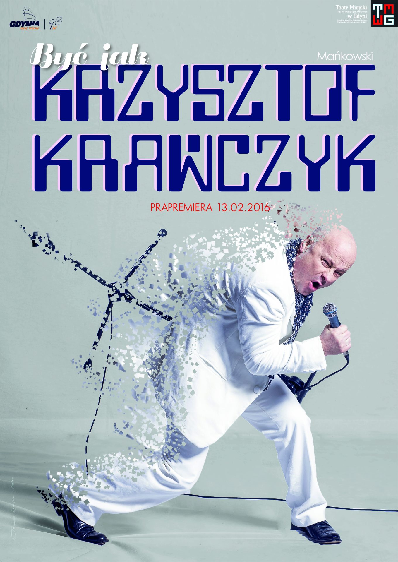 Plakat BYĆ JAK KRZYSZTOF KRAWCZYK