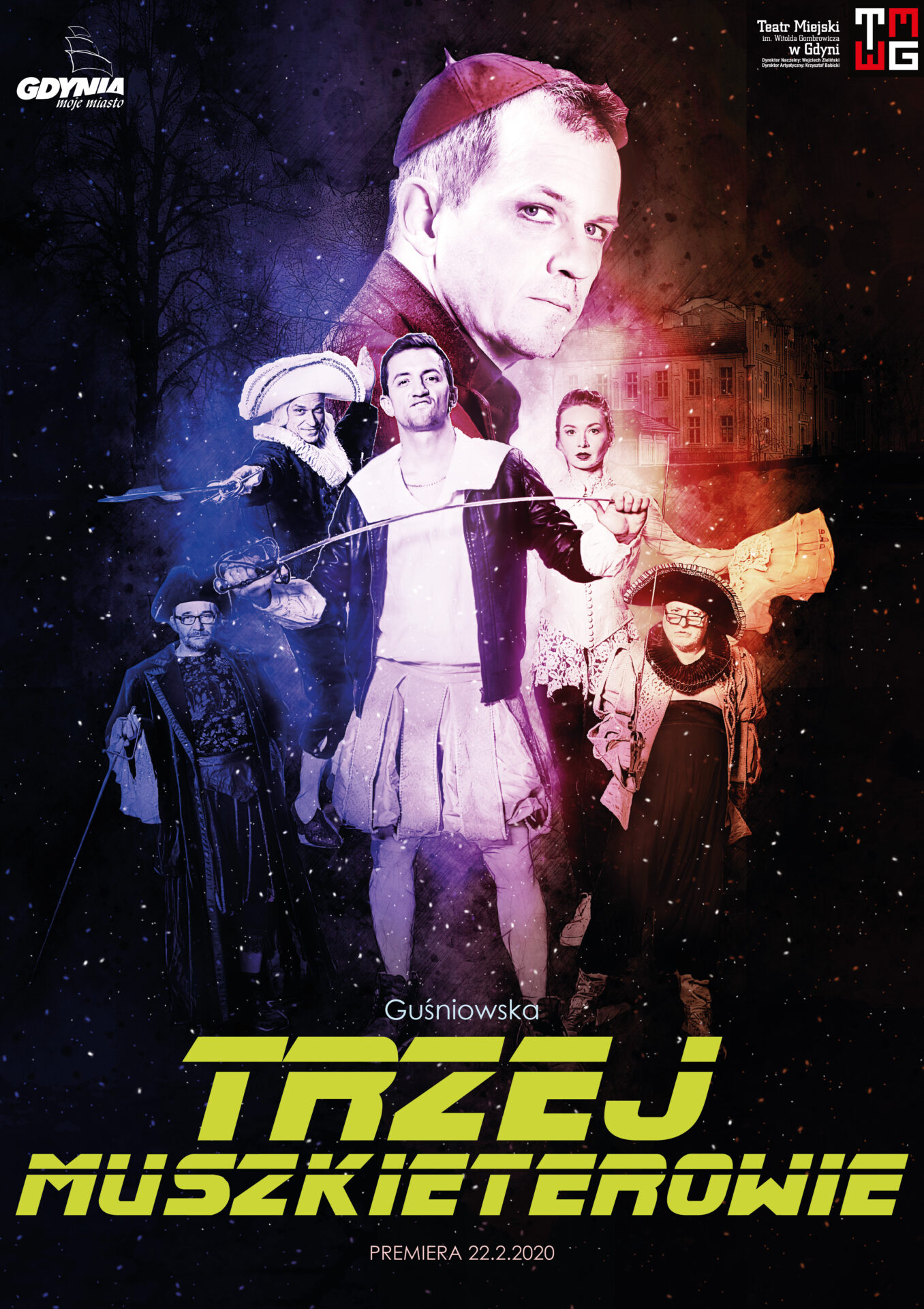 Plakat Trzej muszkieterowie