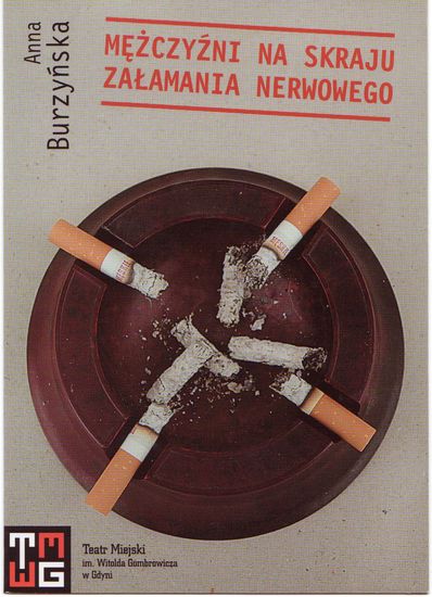 Plakat MĘŻCZYŹNI NA SKRAJU ZAŁAMANIA NERWOWEGO