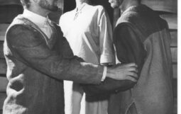 Obraz Główny: od lewej Andrzej Richter, Małgorzata Talarczyk, Zbigniew Jankowski, Wieczernik, 1990, foto Tadeusz Link