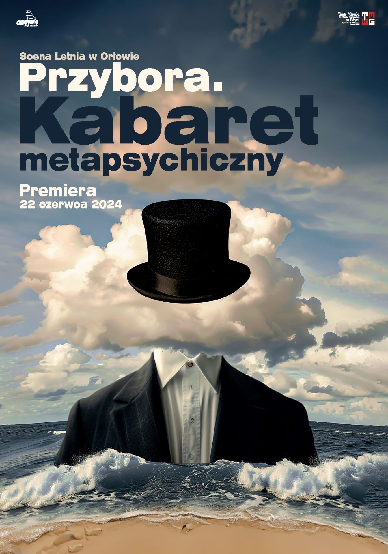 Plakat Przybora. Kabaret metapsychiczny