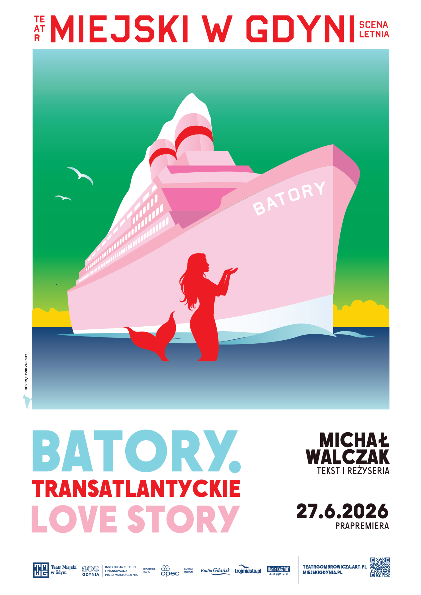 Plakat BATORY. Transatlantyckie love story
