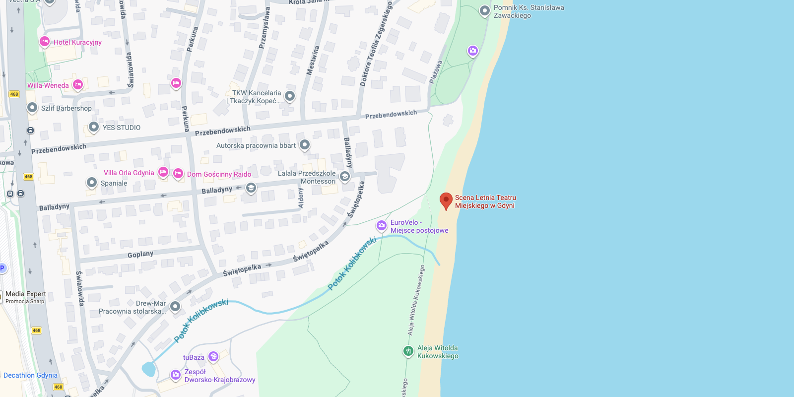 Scena na plaży