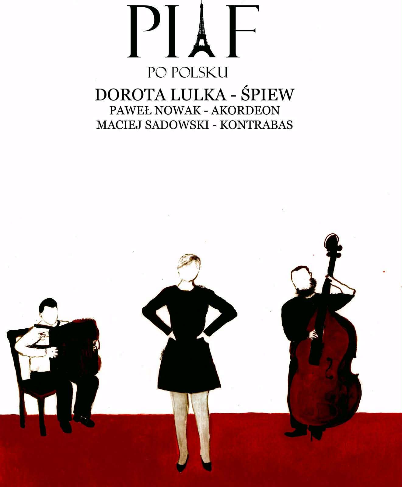Plakat Piaf po polsku