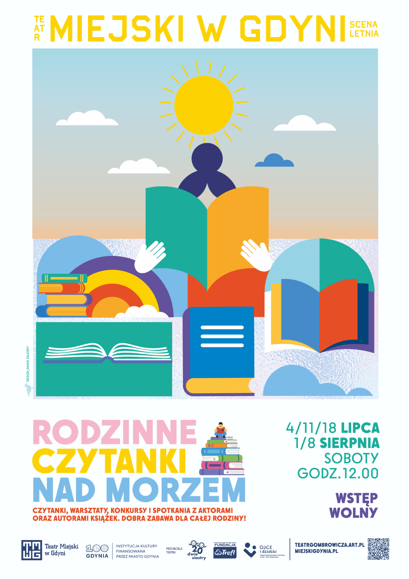 Plakat Rodzinne czytanki nad morzem