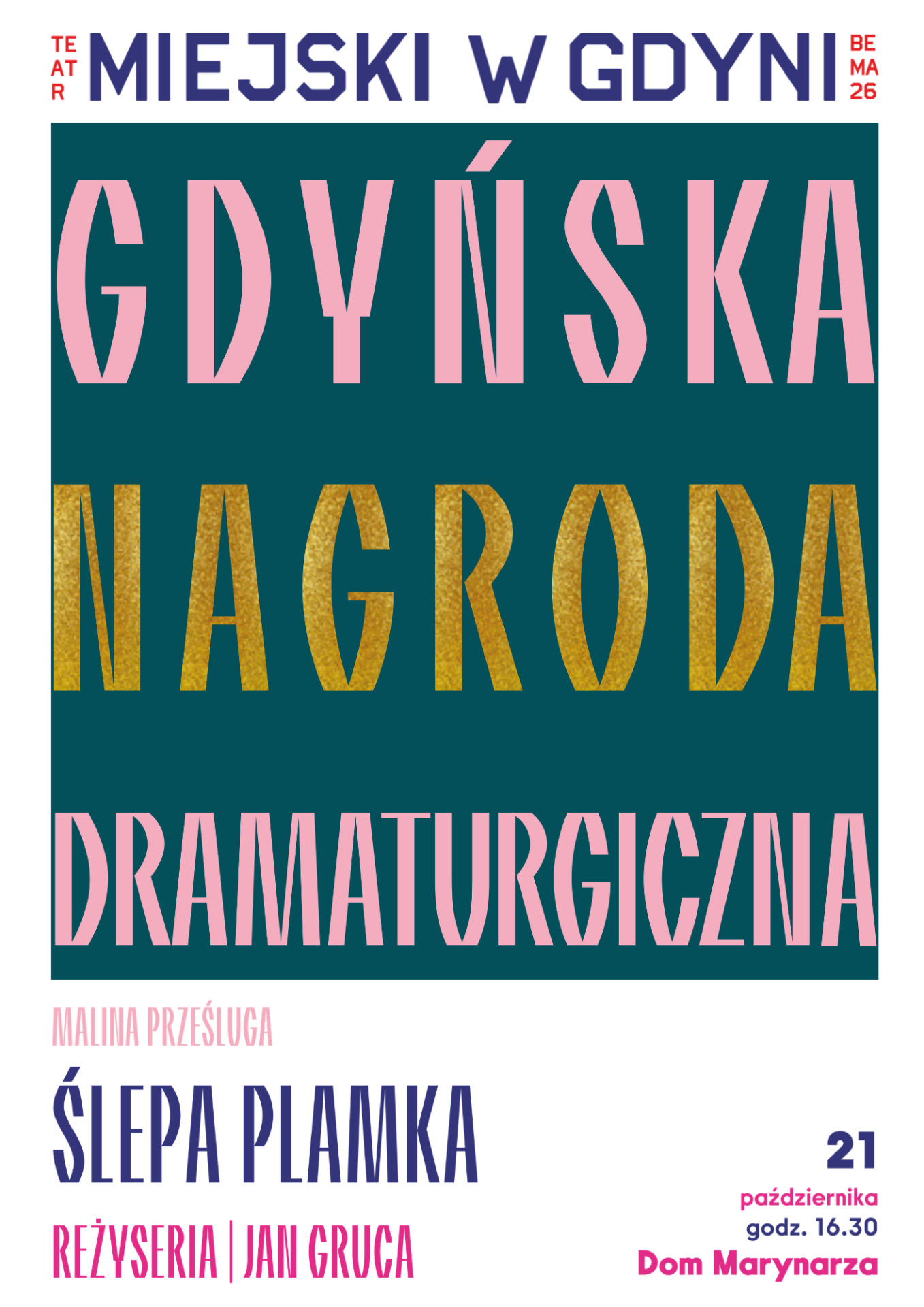 Plakat Ślepa plamka