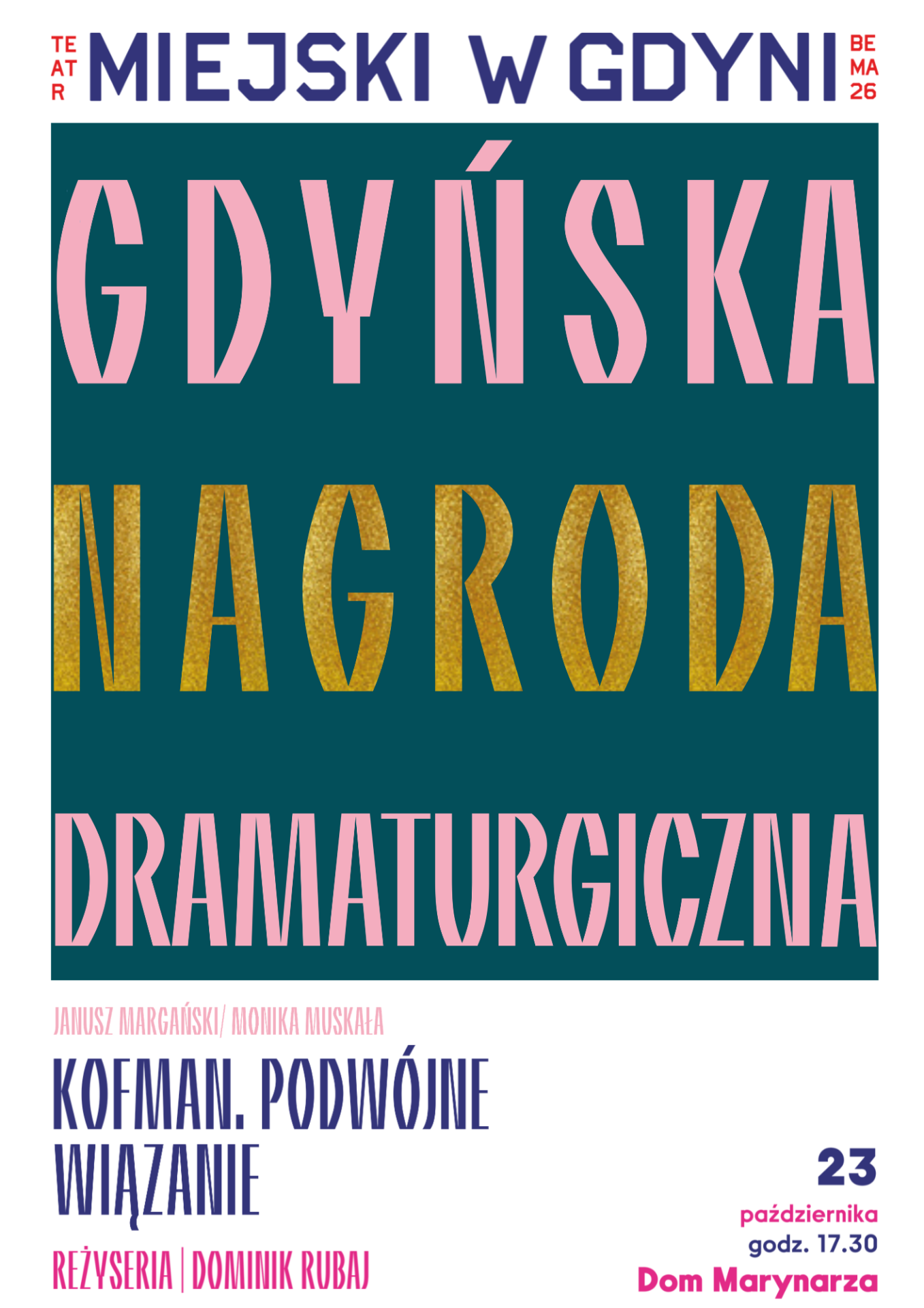 Plakat Kofman. Podwójne wiązanie