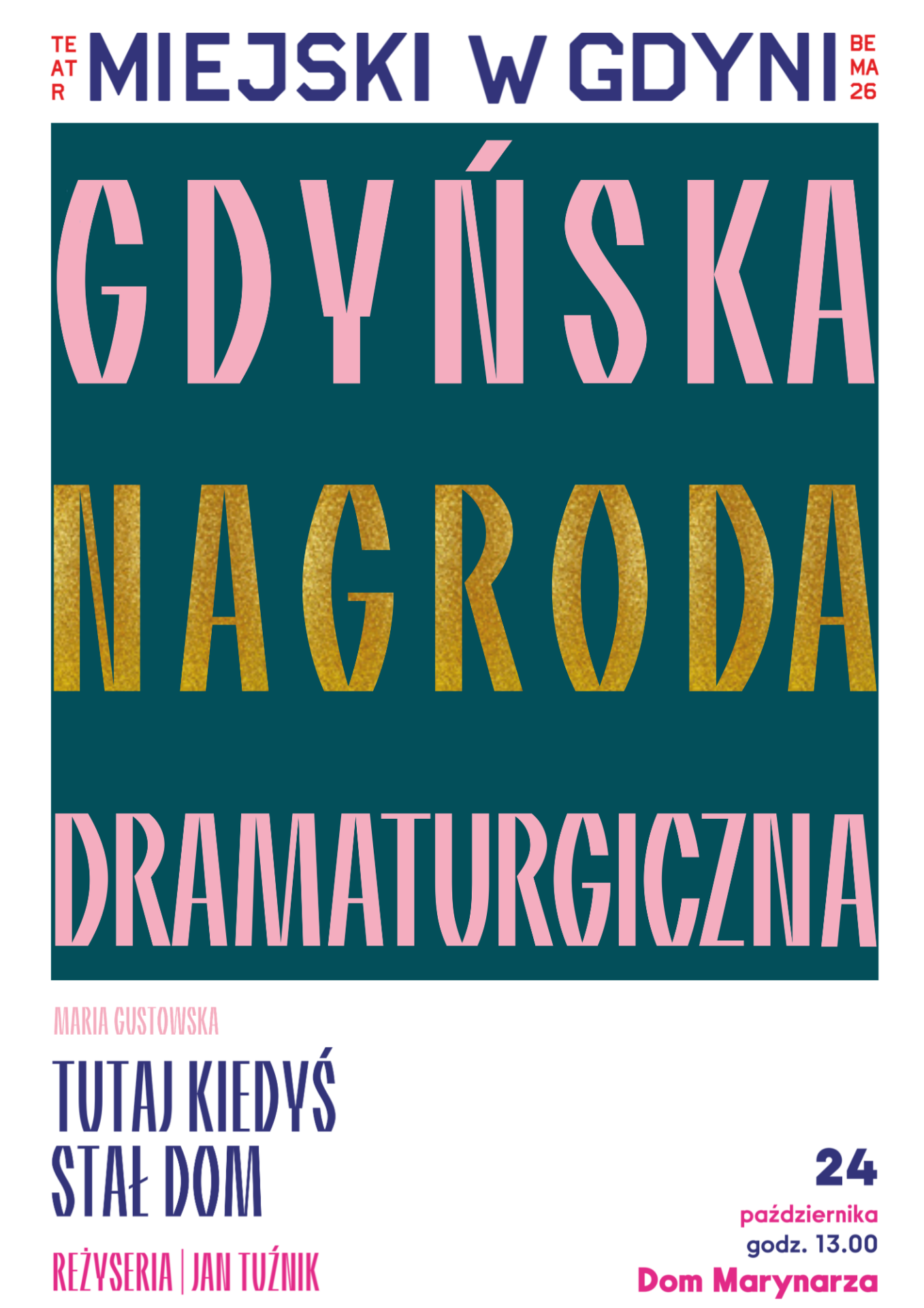 Plakat Tutaj kiedyś stał dom